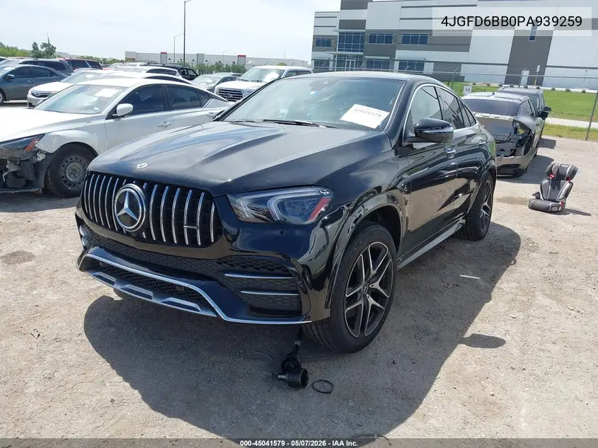 2023 Mercedes-Benz Amg Gle 53 Coupe 4Matic VIN: 4JGFD6BB0PA939259 Lot: 45041579