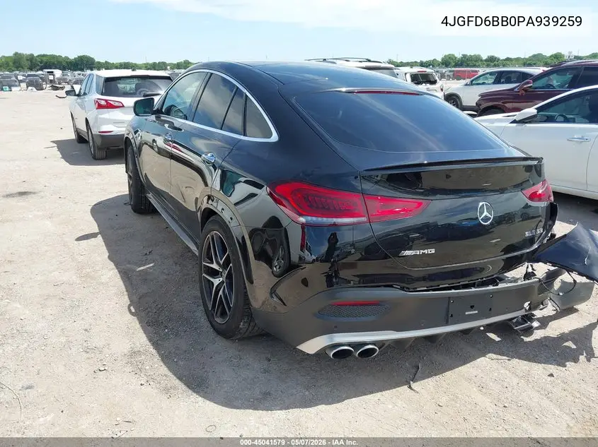 2023 Mercedes-Benz Amg Gle 53 Coupe 4Matic VIN: 4JGFD6BB0PA939259 Lot: 45041579
