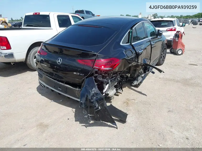 2023 Mercedes-Benz Amg Gle 53 Coupe 4Matic VIN: 4JGFD6BB0PA939259 Lot: 45041579