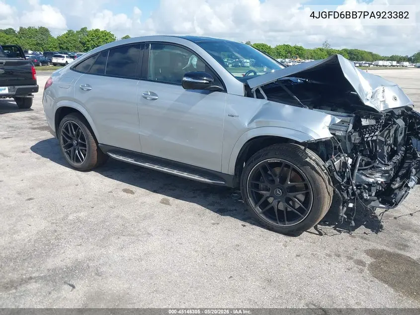 2023 Mercedes-Benz Amg Gle 53 Coupe 4Matic VIN: 4JGFD6BB7PA923382 Lot: 45146305