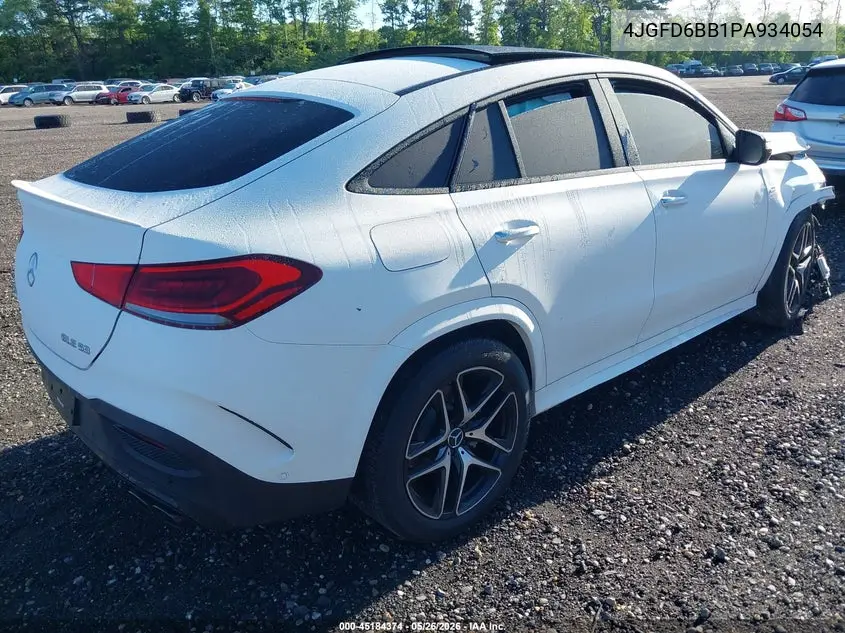 2023 Mercedes-Benz Amg Gle 53 Coupe 4Matic VIN: 4JGFD6BB1PA934054 Lot: 45184374