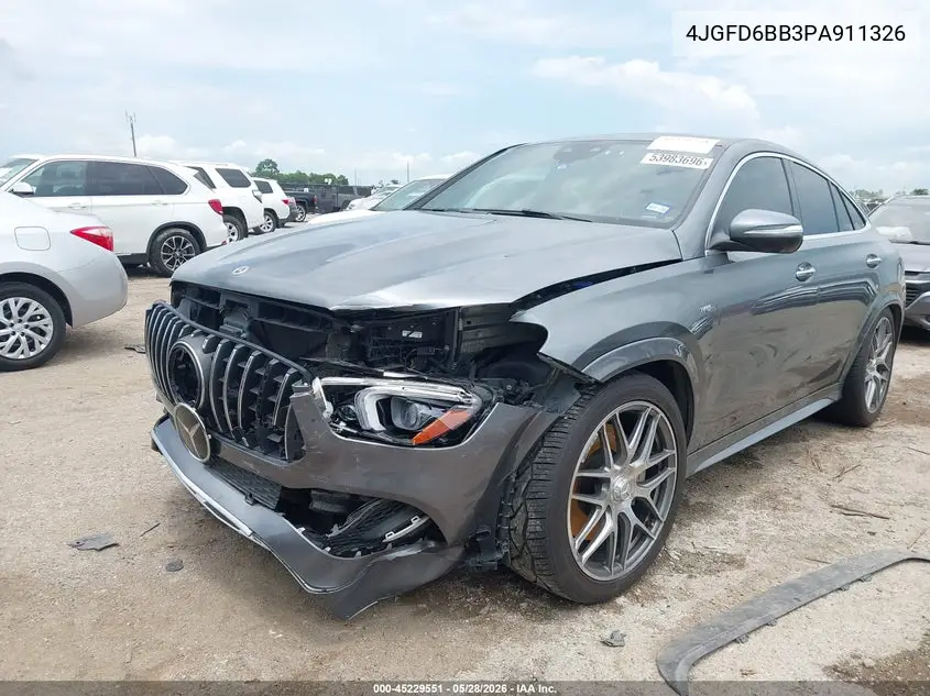 2023 Mercedes-Benz Amg Gle 53 Coupe 4Matic VIN: 4JGFD6BB3PA911326 Lot: 45229551