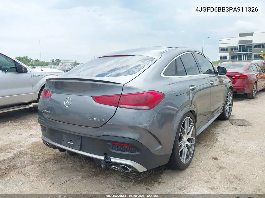 2023 Mercedes-Benz Amg Gle 53 Coupe 4Matic VIN: 4JGFD6BB3PA911326 Lot: 45229551