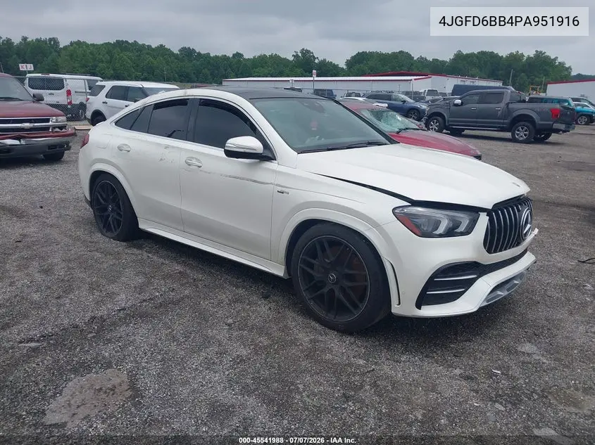 2023 Mercedes-Benz Amg Gle 53 Coupe 4Matic VIN: 4JGFD6BB4PA951916 Lot: 45541988