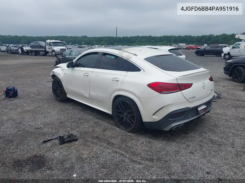 2023 Mercedes-Benz Amg Gle 53 Coupe 4Matic VIN: 4JGFD6BB4PA951916 Lot: 45541988