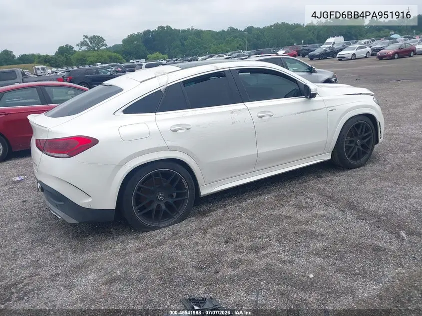 2023 Mercedes-Benz Amg Gle 53 Coupe 4Matic VIN: 4JGFD6BB4PA951916 Lot: 45541988
