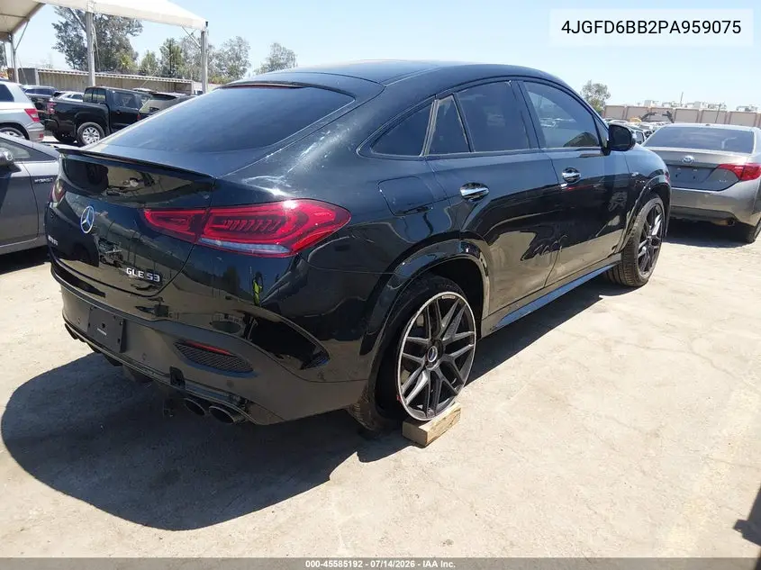 2023 Mercedes-Benz Amg Gle 53 Coupe 4Matic VIN: 4JGFD6BB2PA959075 Lot: 45585192