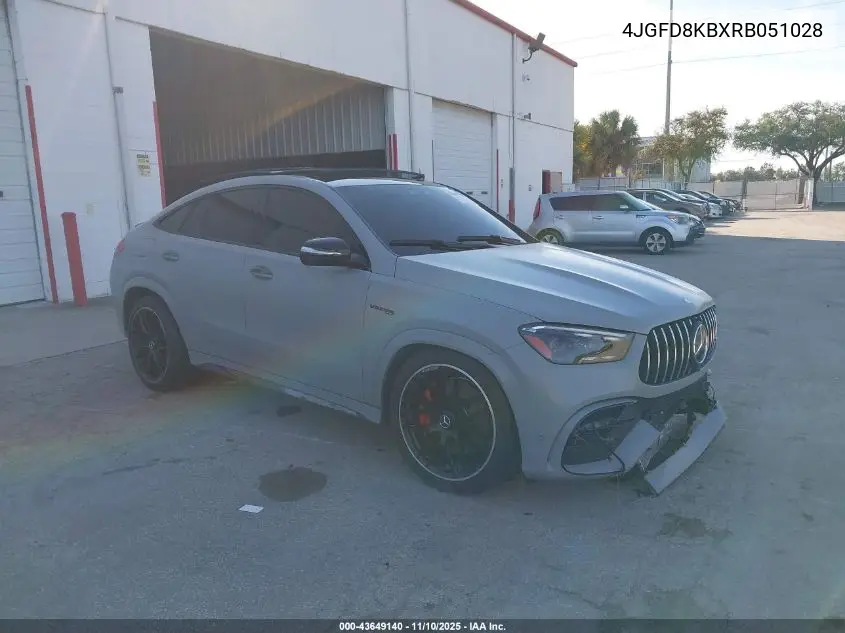 2024 Mercedes-Benz Amg Gle 63 Coupe S 4Matic+ VIN: 4JGFD8KBXRB051028 Lot: 43649140