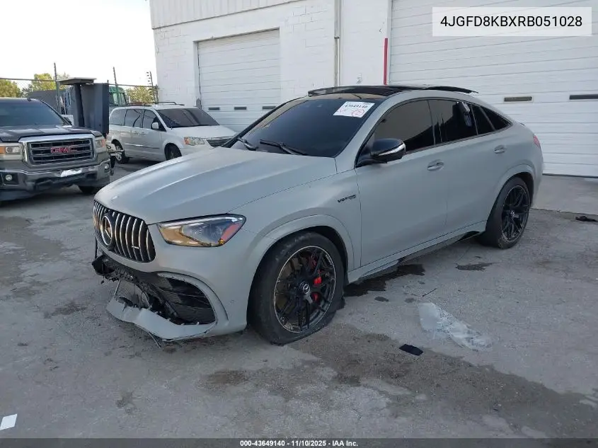 2024 Mercedes-Benz Amg Gle 63 Coupe S 4Matic+ VIN: 4JGFD8KBXRB051028 Lot: 43649140