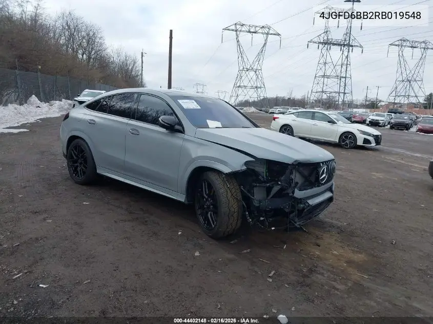 2024 Mercedes-Benz Amg Gle 53 Coupe 4Matic+ VIN: 4JGFD6BB2RB019548 Lot: 44402148