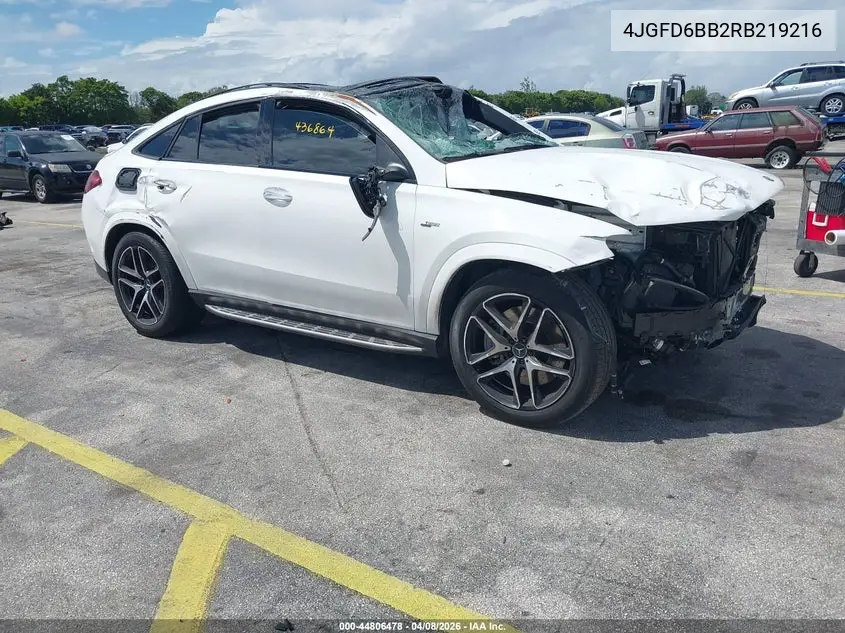 2024 Mercedes-Benz Amg Gle 53 Coupe 4Matic+ VIN: 4JGFD6BB2RB219216 Lot: 44806478