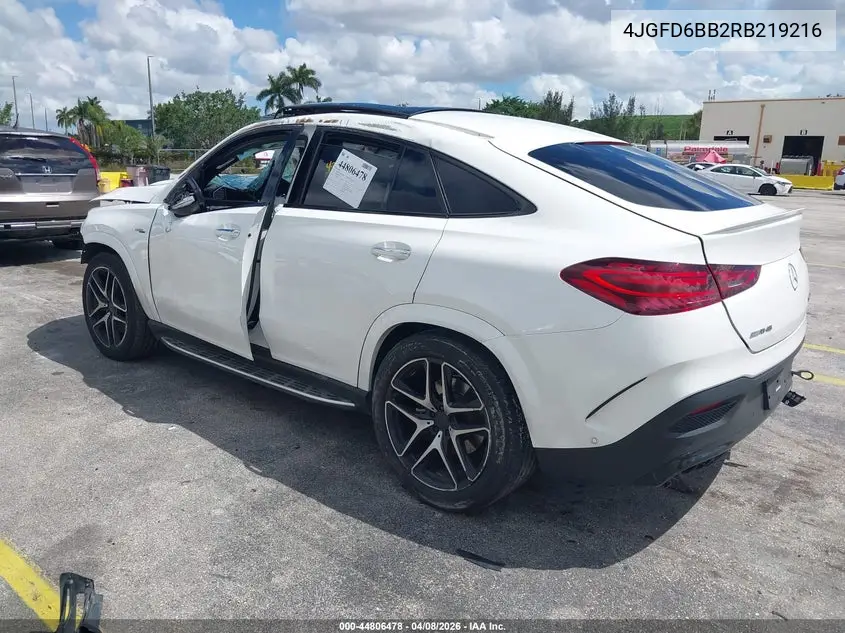 2024 Mercedes-Benz Amg Gle 53 Coupe 4Matic+ VIN: 4JGFD6BB2RB219216 Lot: 44806478