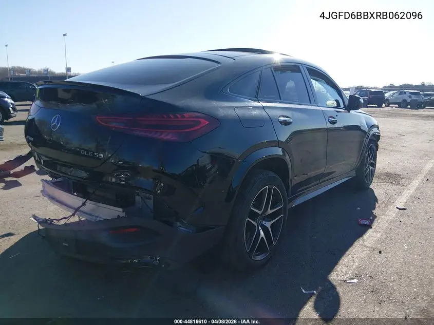 2024 Mercedes-Benz Amg Gle 53 Coupe 4Matic+ VIN: 4JGFD6BBXRB062096 Lot: 44816610