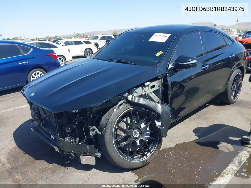 2024 Mercedes-Benz Amg Gle 53 Coupe 4Matic+ VIN: 4JGFD6BB1RB243975 Lot: 45202246