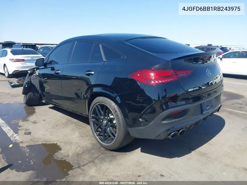 2024 Mercedes-Benz Amg Gle 53 Coupe 4Matic+ VIN: 4JGFD6BB1RB243975 Lot: 45202246