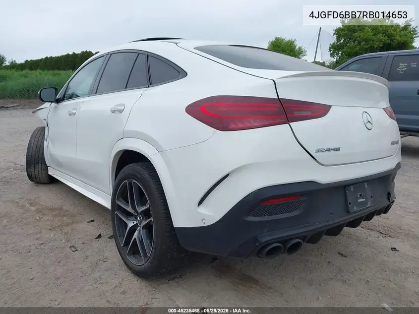 2024 Mercedes-Benz Amg Gle 53 Coupe 4Matic+ VIN: 4JGFD6BB7RB014653 Lot: 45235468