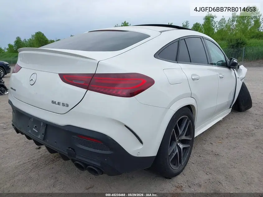 2024 Mercedes-Benz Amg Gle 53 Coupe 4Matic+ VIN: 4JGFD6BB7RB014653 Lot: 45235468