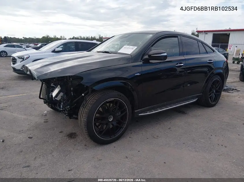 2024 Mercedes-Benz Amg Gle 53 Coupe 4Matic+ VIN: 4JGFD6BB1RB102534 Lot: 45325720