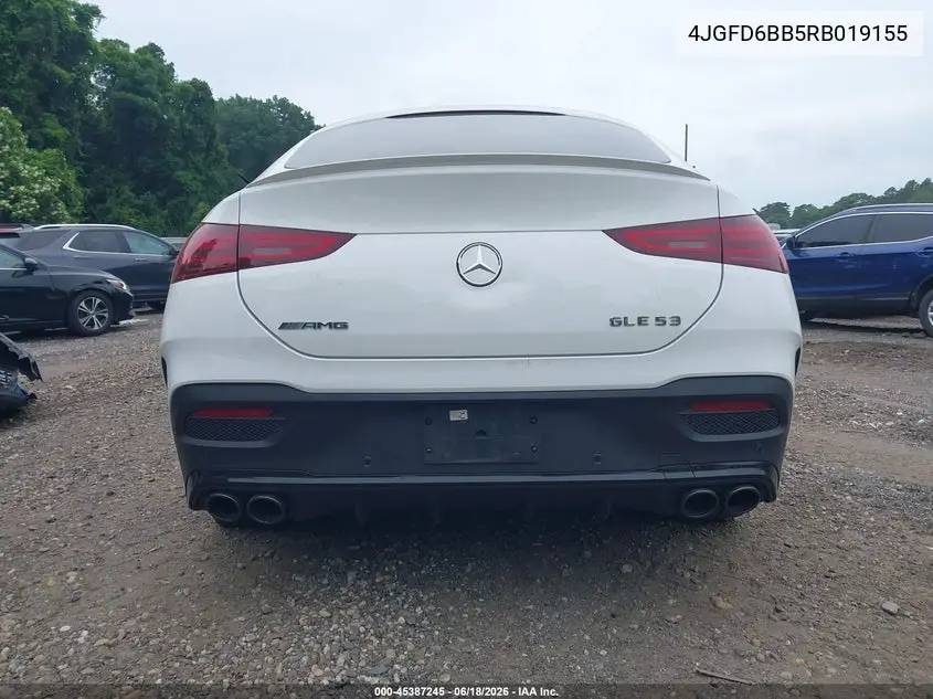 2024 Mercedes-Benz Amg Gle 53 Coupe 4Matic+ VIN: 4JGFD6BB5RB019155 Lot: 45387245