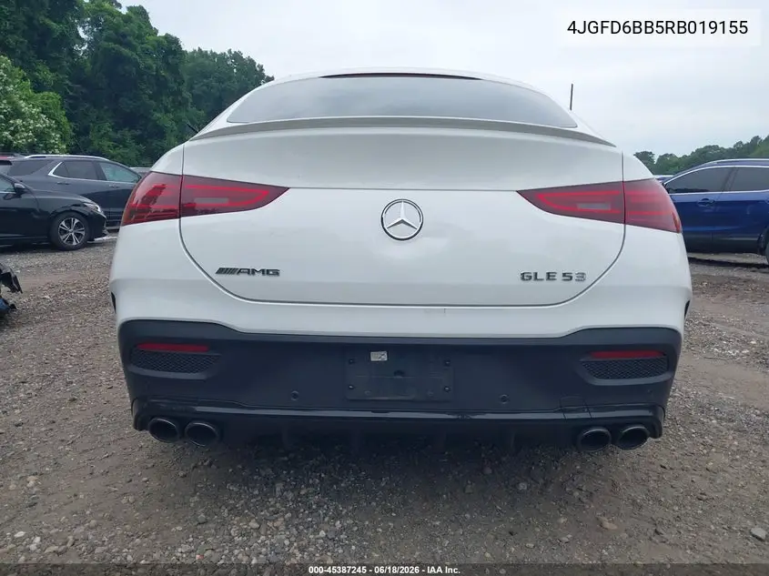 2024 Mercedes-Benz Amg Gle 53 Coupe 4Matic+ VIN: 4JGFD6BB5RB019155 Lot: 45387245
