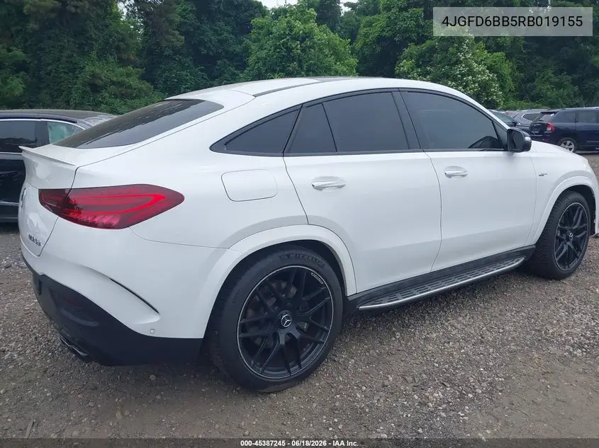 2024 Mercedes-Benz Amg Gle 53 Coupe 4Matic+ VIN: 4JGFD6BB5RB019155 Lot: 45387245