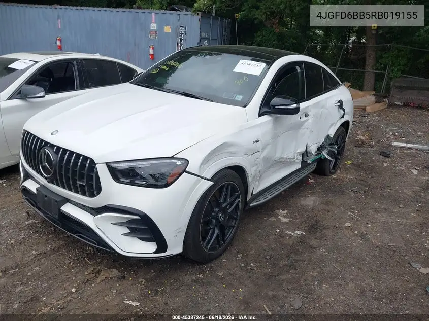 2024 Mercedes-Benz Amg Gle 53 Coupe 4Matic+ VIN: 4JGFD6BB5RB019155 Lot: 45387245