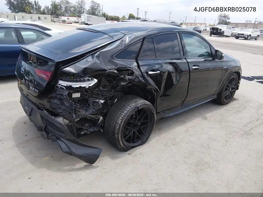 2024 Mercedes-Benz Amg Gle 53 Coupe 4Matic+ VIN: 4JGFD6BBXRB025078 Lot: 45516830