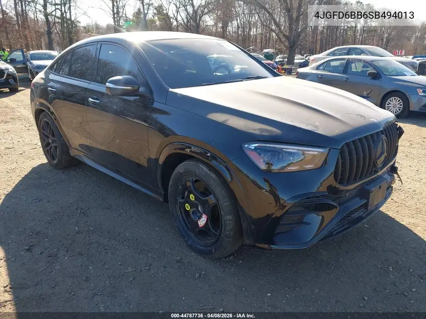 2025 Mercedes-Benz Amg Gle 53 Coupe 4Matic+ VIN: 4JGFD6BB6SB494013 Lot: 44787736