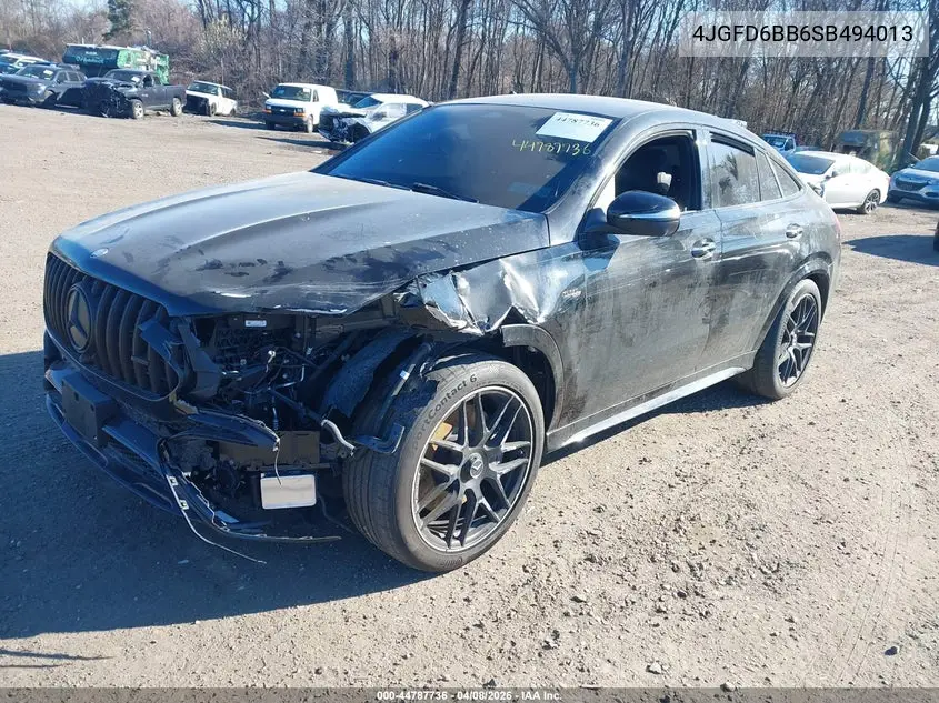 2025 Mercedes-Benz Amg Gle 53 Coupe 4Matic+ VIN: 4JGFD6BB6SB494013 Lot: 44787736