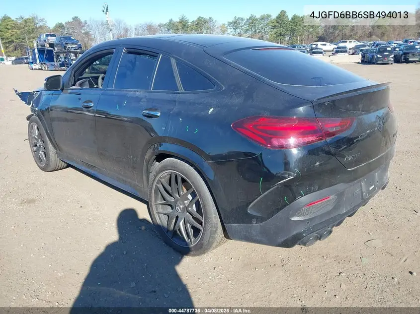 2025 Mercedes-Benz Amg Gle 53 Coupe 4Matic+ VIN: 4JGFD6BB6SB494013 Lot: 44787736