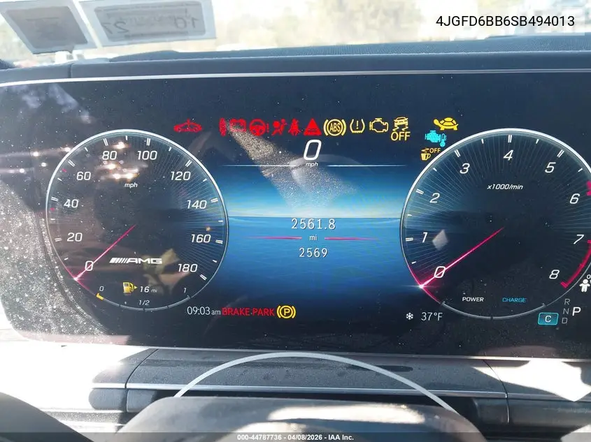 2025 Mercedes-Benz Amg Gle 53 Coupe 4Matic+ VIN: 4JGFD6BB6SB494013 Lot: 44787736