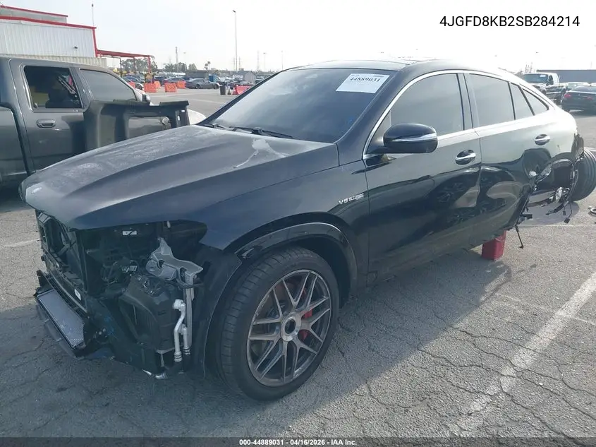 2025 Mercedes-Benz Amg Gle 63 Coupe S 4Matic+ VIN: 4JGFD8KB2SB284214 Lot: 44889031