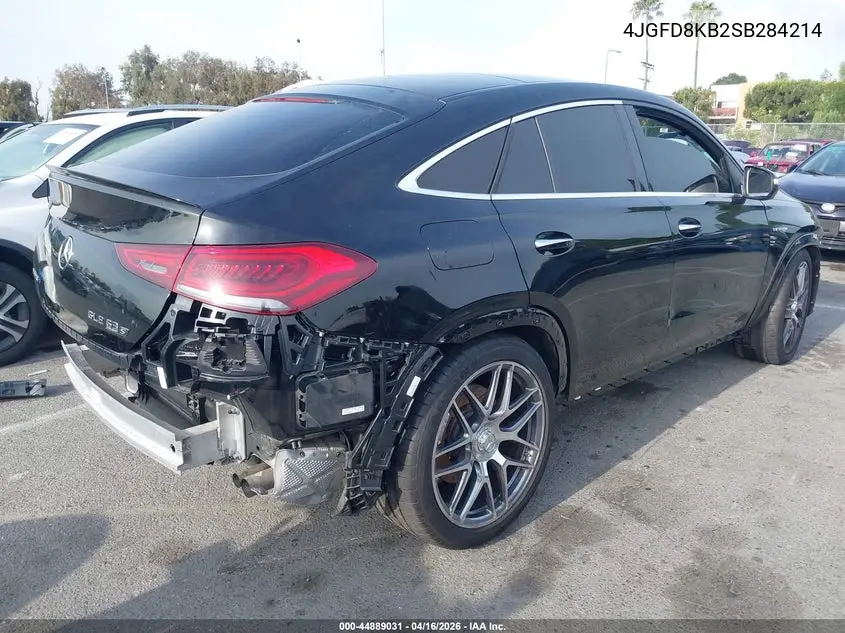 2025 Mercedes-Benz Amg Gle 63 Coupe S 4Matic+ VIN: 4JGFD8KB2SB284214 Lot: 44889031