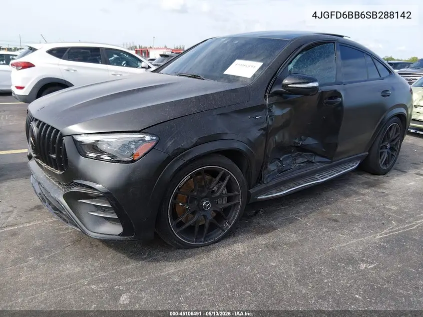 2025 Mercedes-Benz Amg Gle 53 Coupe 4Matic+ VIN: 4JGFD6BB6SB288142 Lot: 45106491