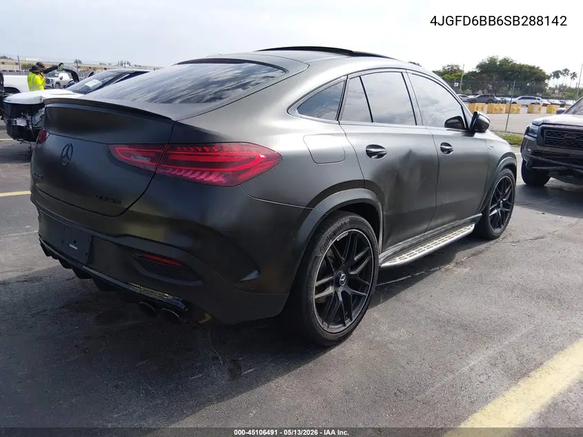 2025 Mercedes-Benz Amg Gle 53 Coupe 4Matic+ VIN: 4JGFD6BB6SB288142 Lot: 45106491