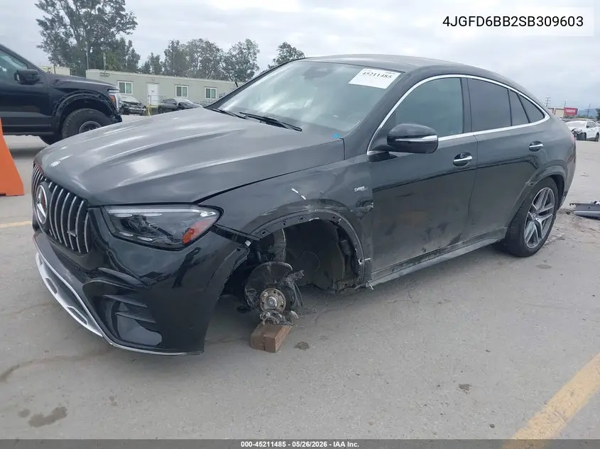 2025 Mercedes-Benz Amg Gle 53 Coupe 4Matic+ VIN: 4JGFD6BB2SB309603 Lot: 45211485