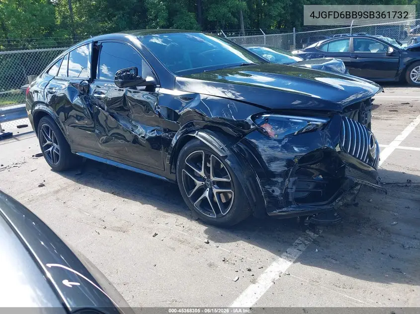 2025 Mercedes-Benz Amg Gle 53 Coupe 4Matic+ VIN: 4JGFD6BB9SB361732 Lot: 45368305