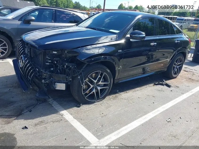2025 Mercedes-Benz Amg Gle 53 Coupe 4Matic+ VIN: 4JGFD6BB9SB361732 Lot: 45368305