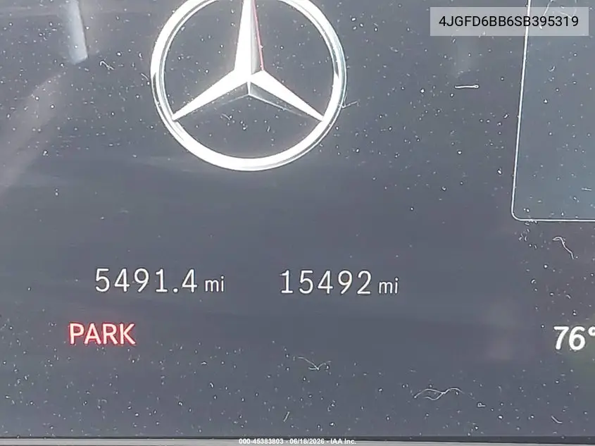 2025 Mercedes-Benz Amg Gle 53 Coupe 4Matic+ VIN: 4JGFD6BB6SB395319 Lot: 45383803