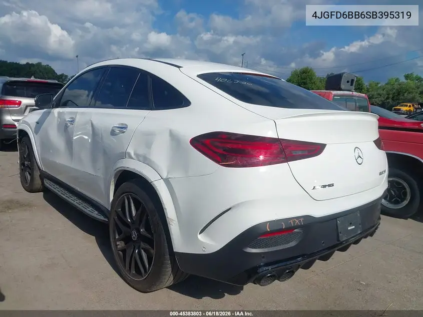 2025 Mercedes-Benz Amg Gle 53 Coupe 4Matic+ VIN: 4JGFD6BB6SB395319 Lot: 45383803