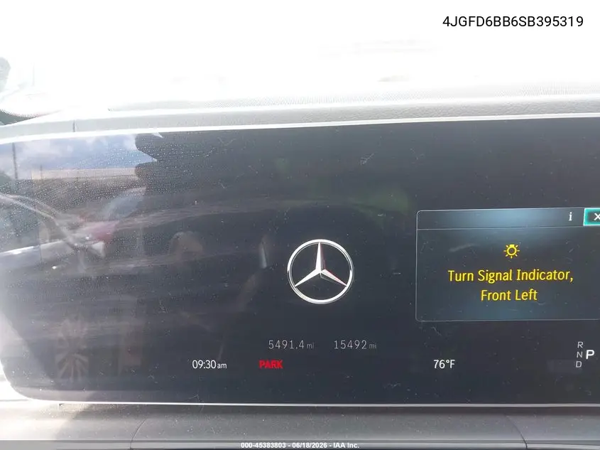 2025 Mercedes-Benz Amg Gle 53 Coupe 4Matic+ VIN: 4JGFD6BB6SB395319 Lot: 45383803