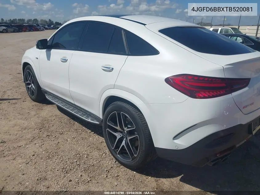 2026 Mercedes-Benz Amg Gle 53 Coupe 4Matic+ VIN: 4JGFD6BBXTB520081 Lot: 44514798