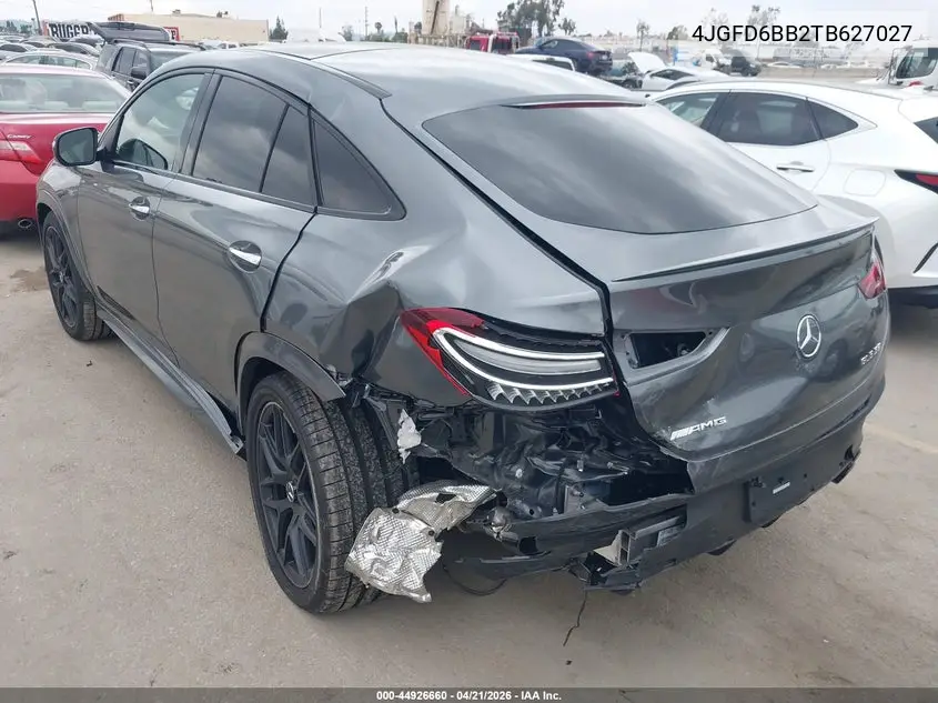 2026 Mercedes-Benz Amg Gle 53 Coupe 4Matic+ VIN: 4JGFD6BB2TB627027 Lot: 44926660