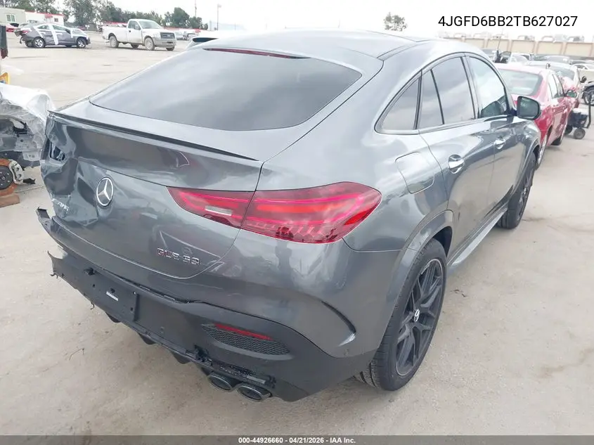 2026 Mercedes-Benz Amg Gle 53 Coupe 4Matic+ VIN: 4JGFD6BB2TB627027 Lot: 44926660