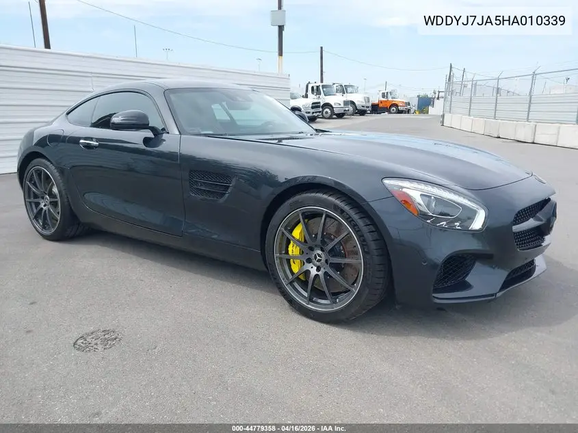 2017 Mercedes-Benz Amg Gt S VIN: WDDYJ7JA5HA010339 Lot: 44779358