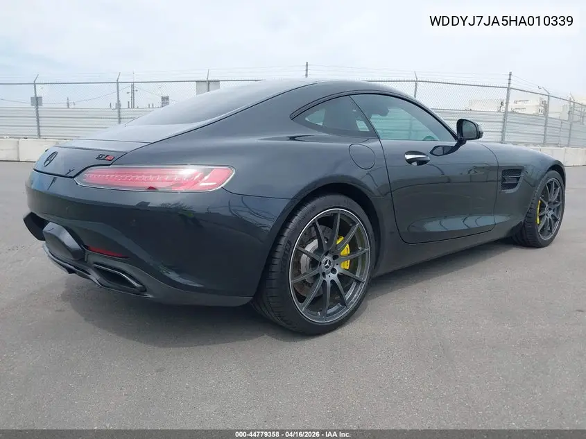 2017 Mercedes-Benz Amg Gt S VIN: WDDYJ7JA5HA010339 Lot: 44779358