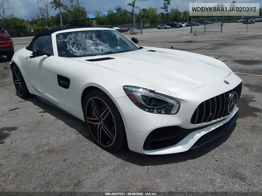 2018 Mercedes-Benz Amg Gt C VIN: WDDYK8AA1JA020312 Lot: 45237031