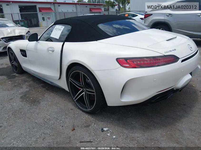 2018 Mercedes-Benz Amg Gt C VIN: WDDYK8AA1JA020312 Lot: 45237031