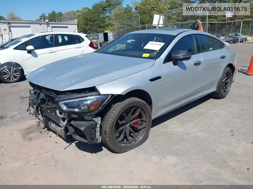 2020 Mercedes-Benz Amg Gt 63 4-Door Coupe VIN: WDD7X8JB0LA015675 Lot: 45032940