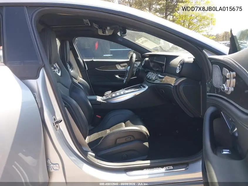 2020 Mercedes-Benz Amg Gt 63 4-Door Coupe VIN: WDD7X8JB0LA015675 Lot: 45032940